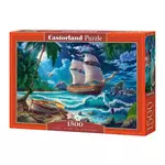 Castorland puzzle 1500 komada prva noć na otoku