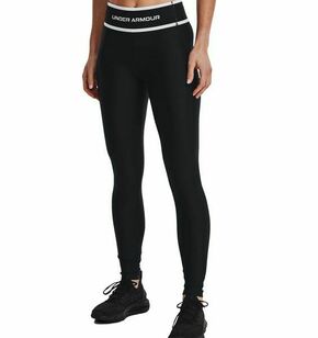 UNDER ARMOUR Sportske hlače 'HeatGear' crna / bijela