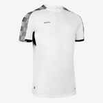 Majica kratkih rukava za nogomet Viralto Checkerboard muška bijelo-crna