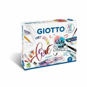 Set za crtanje Giotto Art Lab Fancy Lettering 45 Dijelovi Pisana