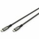 DIGITUS USB 4.0 Typ-C Cable 1m AL-Case PP braid 8K/60Hz PD3.0