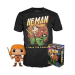 Funko Pop! He-Man: Vinyl Figura Tee Box &amp; T-Shirt M Set