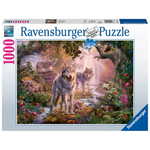 Ravensburger Puzzle 151851 Obitelj vukova ljeti, 1000 dijelova