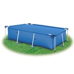 vidaXL Pokrivač za bazen plavi 975 x 488 cm PE