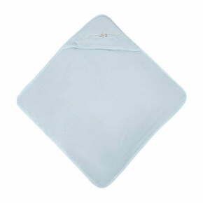 Plava pamučna deka za bebe za zamatanje 75x75 cm Bebemarin – Mijolnir