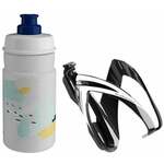 Elite Cycling CEO Bottle Cage + Jet Bottle Kit Black Glossy/Clear Blue 350 ml Biciklistička boca
