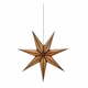 Smeđi svjetlosni ukras s božićnim motivom ø 45 cm Glitter – Markslöjd
