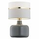 ARGON 4362 | Beja-AR Argon stolna svjetiljka 40cm sa prekidačem na kablu 1x E27 tamno siva, zlatno, bijelo