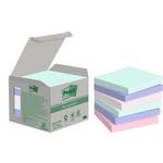3M Post-it Recycled mix colors 76 x 76 mm, 100 sheets - 6 pack