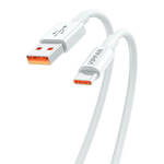 USB na USB-C kabel Vipfan X17, 6A, 1.2m (bijeli)