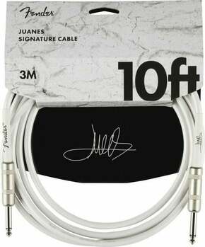 Fender Juanes 10' Instrument Cable Bijela 3 m Ravni - Ravni