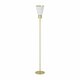 EGLO 900378 | Aglientina Eglo podna svjetiljka 170cm sa nožnim prekidačem 1x E27 brušeno zlato, bijelo