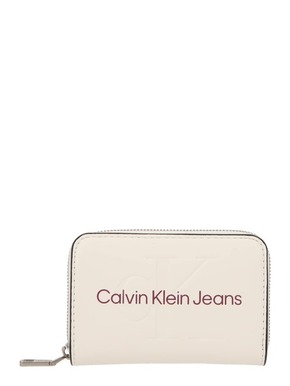 Calvin Klein Jeans Novčanik ljubičasta / bijela