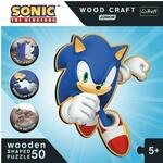Wood Craft Junior: Sonic jež od drva puzzle 50 komada - Trefl