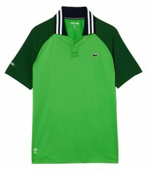 Muški teniski polo Lacoste x Daniil Medvedev Ultra-Dry Tennis Polo - green