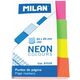 Zastavice označ.MILAN Neon 4bojex40, 50x20mm 87039