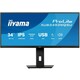 Iiyama ProLite XUB3493WQSU-B6 monitor, IPS, 34", 21:9, 1440x3440/3440x1440, 120Hz, USB-C, HDMI, Display port, USB