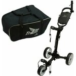 Axglo TriLite 3-Wheel SET Black/White Ručna kolica za golf