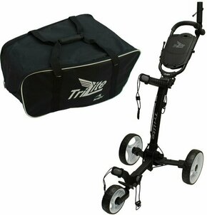 Axglo TriLite 3-Wheel SET Black/White Ručna kolica za golf