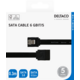 DELTACO SATA-cable, SATA 3.0, 6Gbt/s, straight, 30cm, black