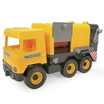 Middle Truck: Žuti kamion za odvoz smeća - 43cm - Wader