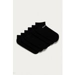 Reebok - Sokne (6-pack) - crna. Kratke sokne iz kolekcije Reebok. Model izrađen od elastičnog materijala. U setu šest para.