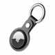 Dux Ducis leather key ring for Apple AirTag Black