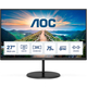 AOC Q27V4EA monitor, IPS, 27", 16:9, 2560x1440, 60Hz/75Hz, pivot, HDMI, DVI, Display port, USB