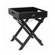 Stol crni 30x30x36 cm