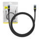 Pleteni mrežni kabel cat.7 Baseus Ethernet RJ45, 10Gbps, 1m (crni) (paket od 5 komada)