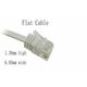 NaviaTec Cat6 patch cable flat, copper 20m NVT-CAT6-SL106