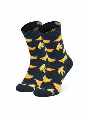 Dječje visoke čarape Happy Socks KBAN01-6001 Crna