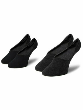 Set od 2 para unisex niskih čarapa Levi's® 37157-0187 Anthracite Melange/Black