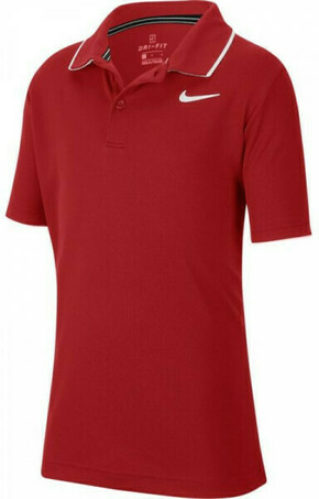 Majica za dječake Nike Court B Dry Polo Team - gym red/white/white