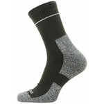 Sealskinz Solo QuickDry Ankle Length Sock Black/Grey M Biciklistički čarape