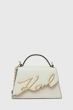 Karl Lagerfeld Ručna torbica ecru/prljavo bijela / zlatna / crna