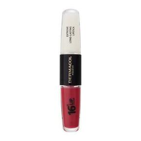 Dermacol 16H Lip Colour Extreme Long-Lasting Lipstick dugotrajni ruž i sjajilo za usne 2 u 1 8 ml Nijansa 3