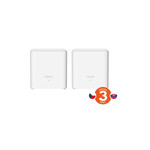 Tenda EX3 (2 pacs) mesh router, Wi-Fi 6 (802.11ax), 1501Mbps
