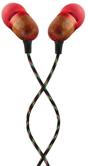 House of Marley Smile Jamaica One Button In-Ear Headphones Fire