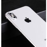 Aluminijska zaštita za lens kamere iPhone X / XS (srebrna)