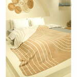 Oker žuto-bijeli prekrivač za bračni krevet 200x220 cm Twin - Oyo Concept