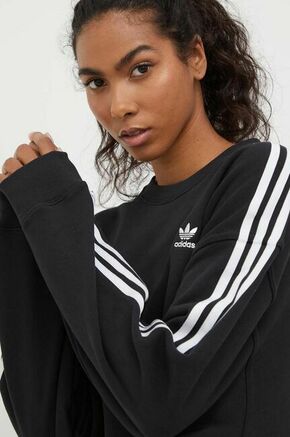 ADIDAS ORIGINALS Sweater majica 'Adicolor Classics ' crna / bijela