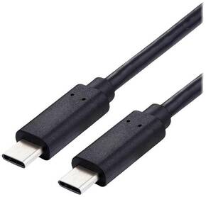 Value USB kabel za punjenje USB 2.0 USB-C® utikač 2 m crna 11998309