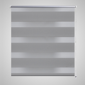 VidaXL Rolo sive zavjese sa zebrastim linijama 120 x 175 cm