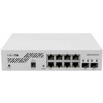 Mikrotik Cloud Smart Switch 610-8P-2S+IN with 8 x Gigabit 802.3af/at PoE-out ports, 2 x SFP+ cages, SwOS, desktop case, PSU