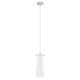 EGLO 89832 | Pinto Eglo visilice svjetiljka 1x E27 krom, bijelo, prozirno