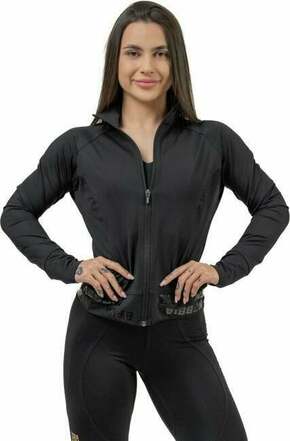 Nebbia Zip-Up Jacket INTENSE Warm-Up Black M Dukserica za fitnes