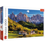 Val di Funes dolina, Dolomiti - Italija puzzle 1500kom - Trefl