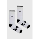 Čarape Vans za muškarce, boja: bijela - bijela. Duge sokne iz kolekcije Vans. Model izrađen od elastičnog materijala.