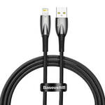 USB kabel za Lightning Baseus Glimmer Series, 2.4A, 1m (crni) (paket od 5 komada)